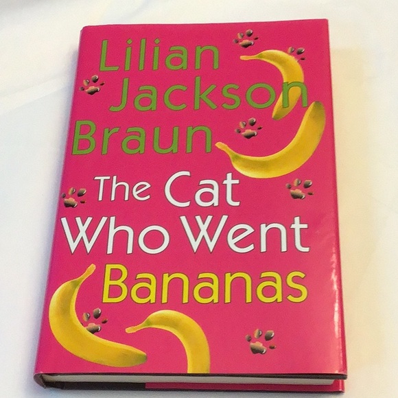 ๐4/10.00๐ The Cat Who Went Bananas, Lilian Jackson Braun, hardcover like-new - Picture 1 of 7